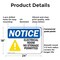Signmission Electrical Room No Storage Permitted, 24 in W x Rectangle, Plastic OS-2PACK-NS-P-1824-L-15567 - alternate 8